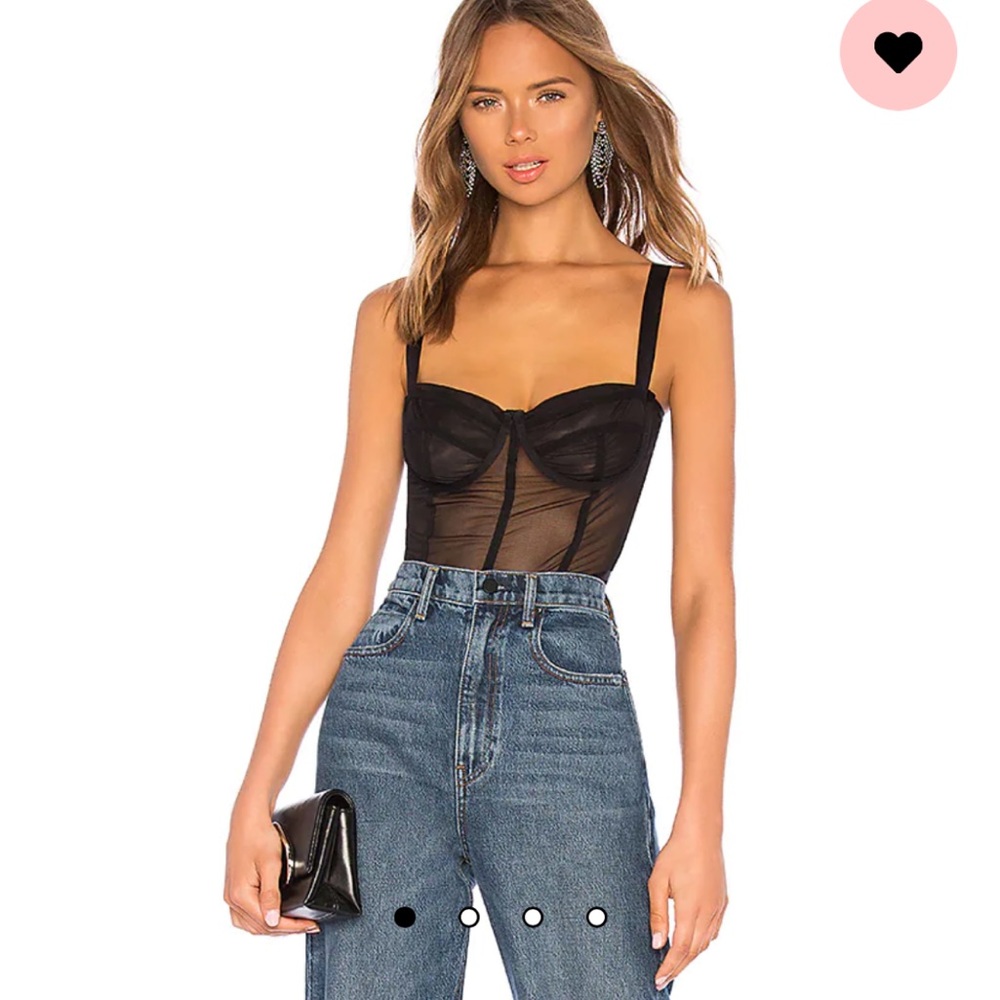 Danielle Guizio Zita Mesh Corset Size XS